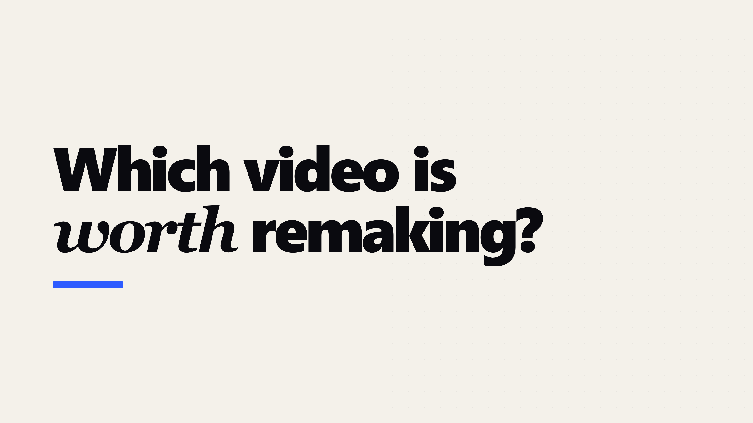 Oumomo Remakes the Winner. A TikTok Scraper Tells You Which.